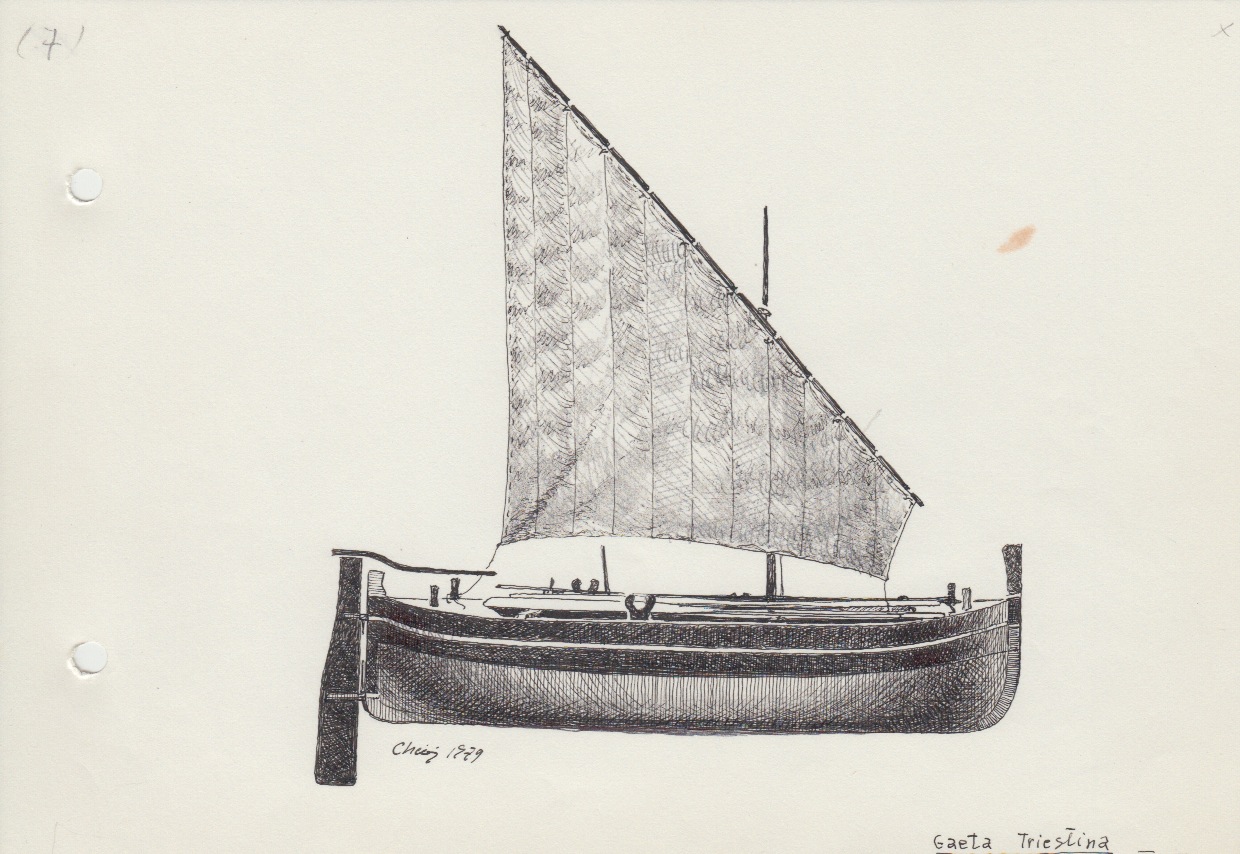 135-Gaeta triestina - da modellino del Museo del Mare di Trieste